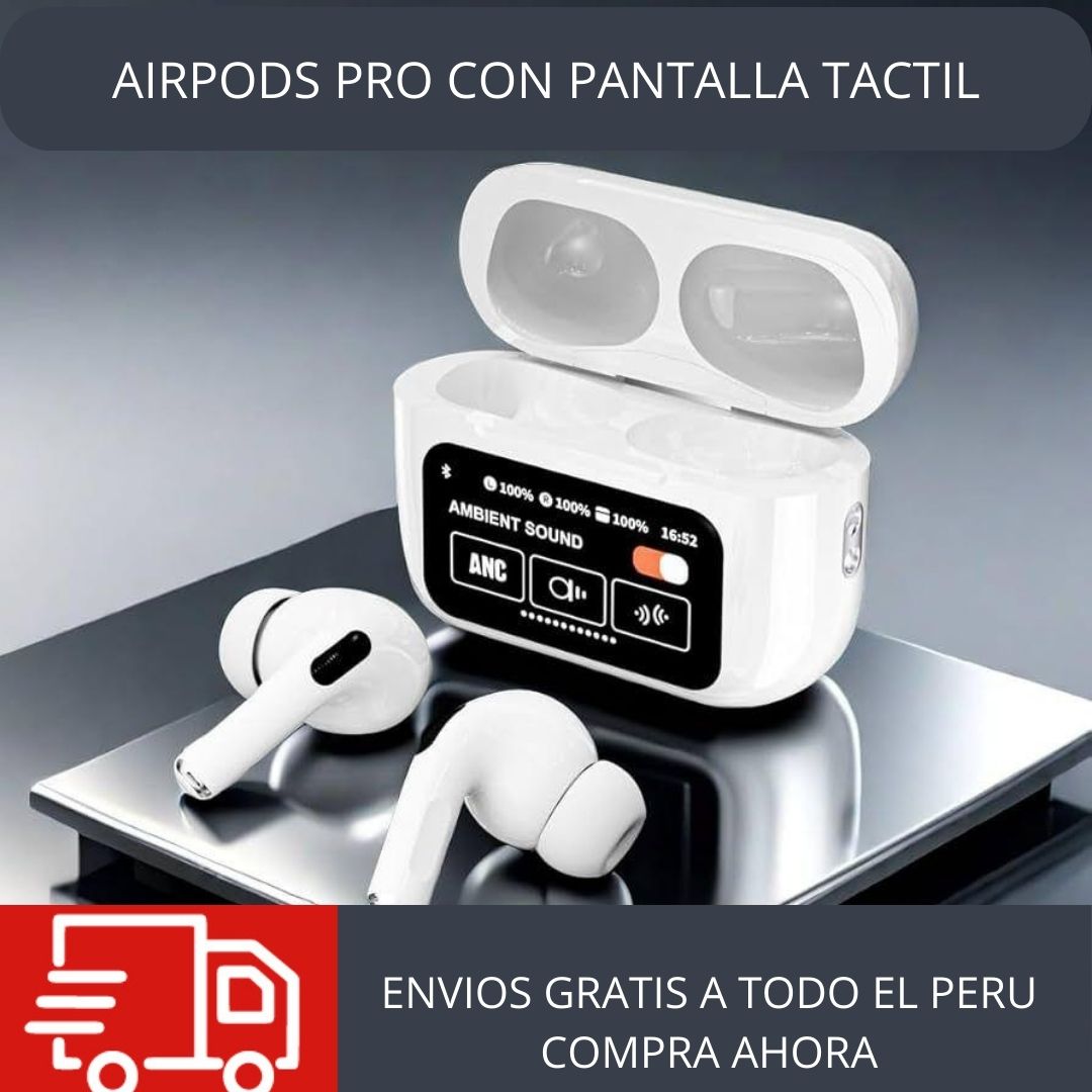 AUDIFONOS CON PANTALLA TACTIL